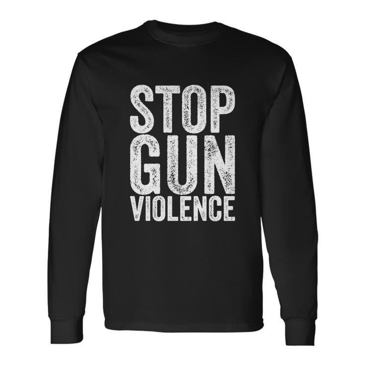 Uvalde Stop Gun Violence V2 Long Sleeve T-Shirt