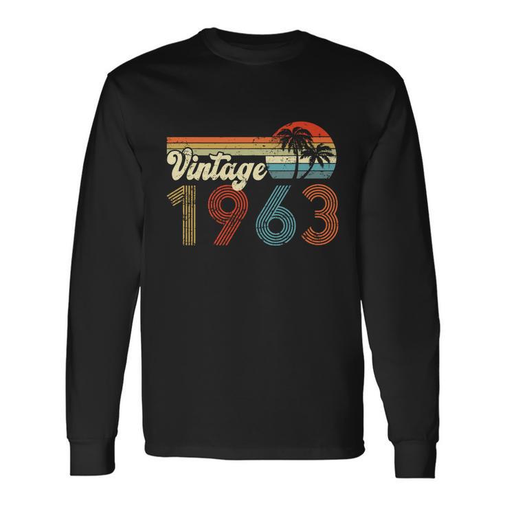 Vintage 1963 Made In 1963 59Rd Birthday 59 Year Old Long Sleeve T-Shirt