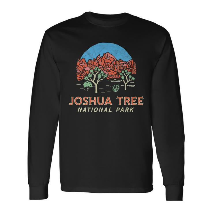 Vintage Joshua Tree National Park Retro Desert Long Sleeve T-Shirt