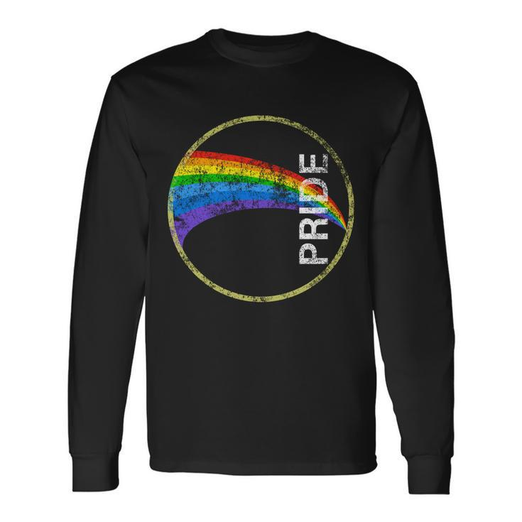 Vintage Rainbow Gay Pride Long Sleeve T-Shirt