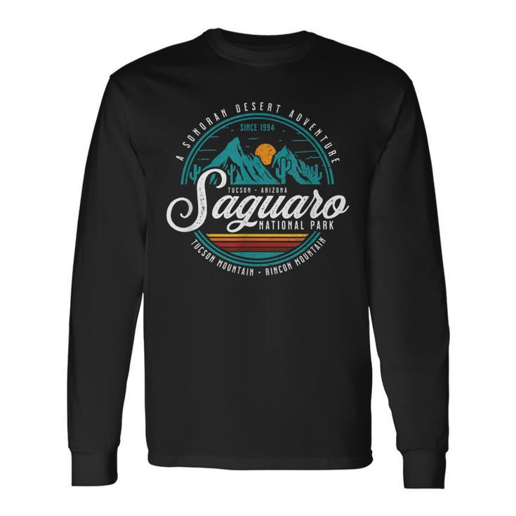 Vintage Saguaro National Park Arizona Souvenir Long Sleeve T-Shirt