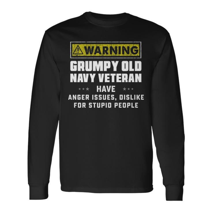 Warning Grumpy V2 Long Sleeve T-Shirt