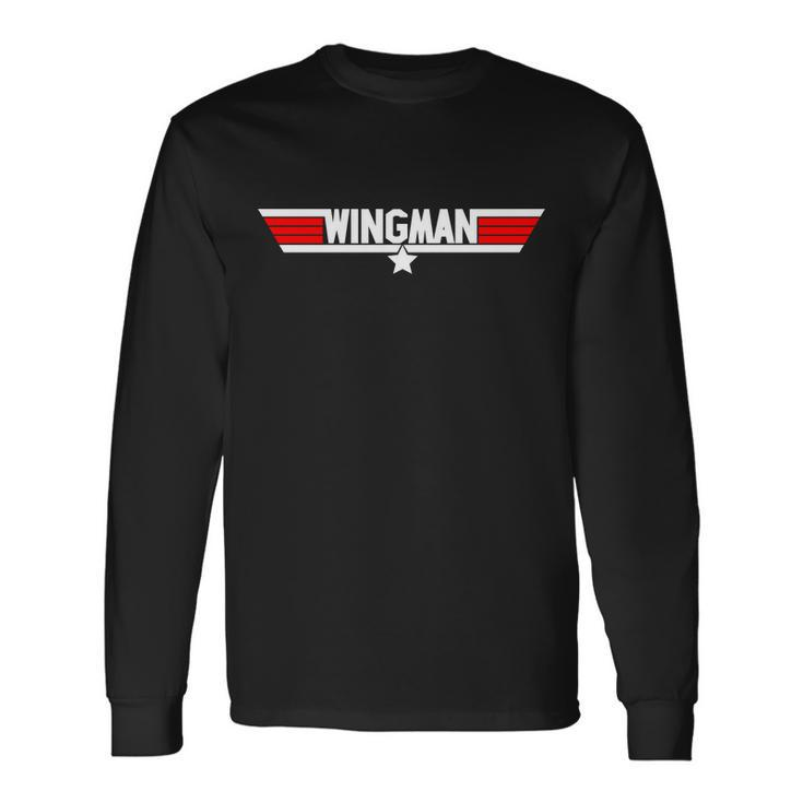 Wingman Logo Tshirt Long Sleeve T-Shirt