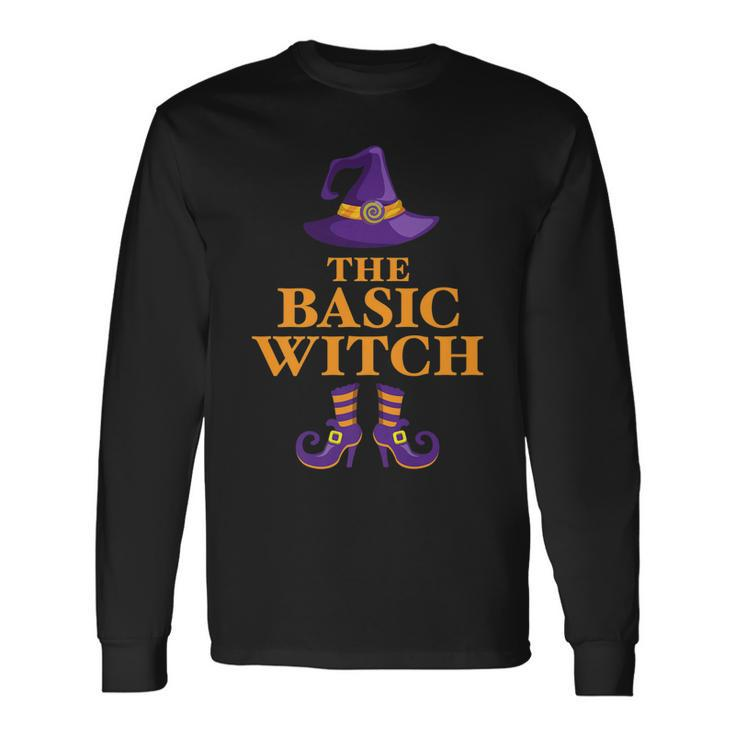 The Basic Witch Halloween Party Long Sleeve T-Shirt