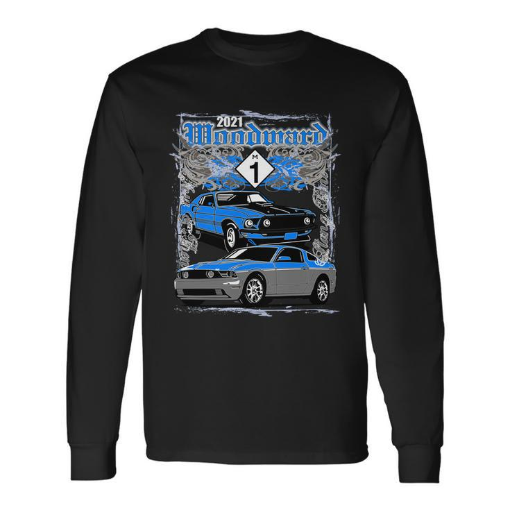 Woodward Cruise 2021 In Muscle Style Long Sleeve T-Shirt