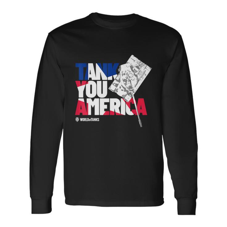 World Of Tanks 4Th Of July Tank You America Long Sleeve T-Shirt