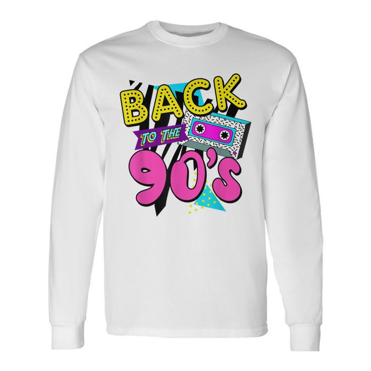 Back To The 90S Outfits For Women Retro Costume Party Men Women Long Sleeve T-Shirt T-shirt Graphic Print