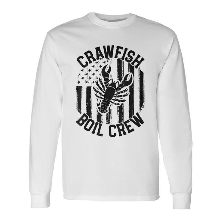 Crawfish Boil Crew Cajun Men Women Long Sleeve T-Shirt T-shirt Graphic Print