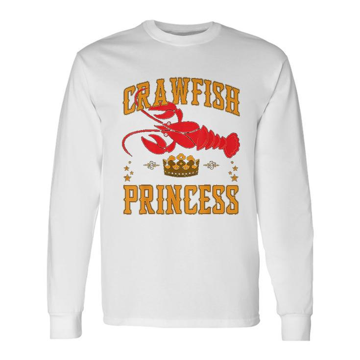Crawfish Princess Boil Party Festival Men Women Long Sleeve T-Shirt T-shirt Graphic Print