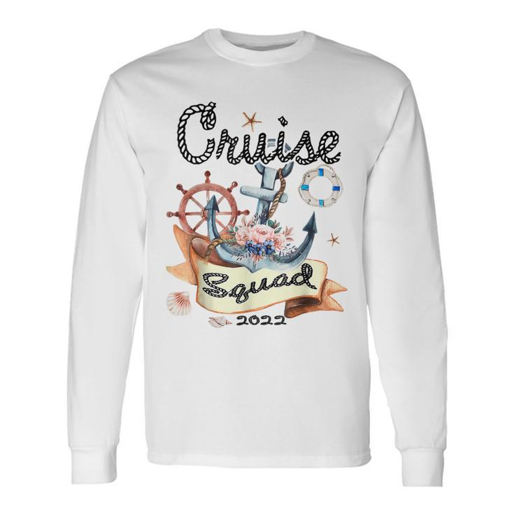 Cruise Squad 2022 Matching Cruise Vacation Men Women Long Sleeve T-Shirt T-shirt Graphic Print