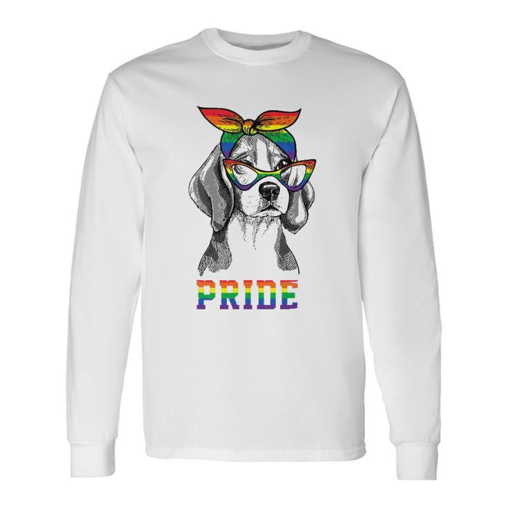 Cute Dog Lover Puppy Owner Beagle Mom Dad Gay Lesbian Lgbt Long Sleeve T-Shirt T-Shirt