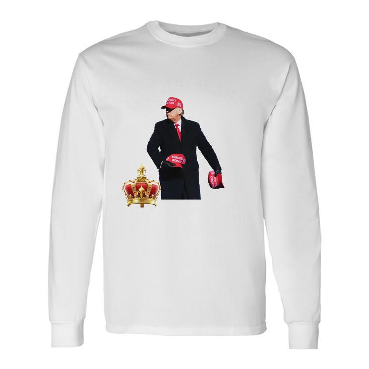 Great Ultra Maga King Anti Biden Trump 2024 Usa Tshirt Long Sleeve T-Shirt