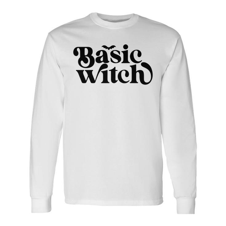 Halloween Basic Witch Gift For You Men Women Long Sleeve T-shirt Graphic Print Unisex