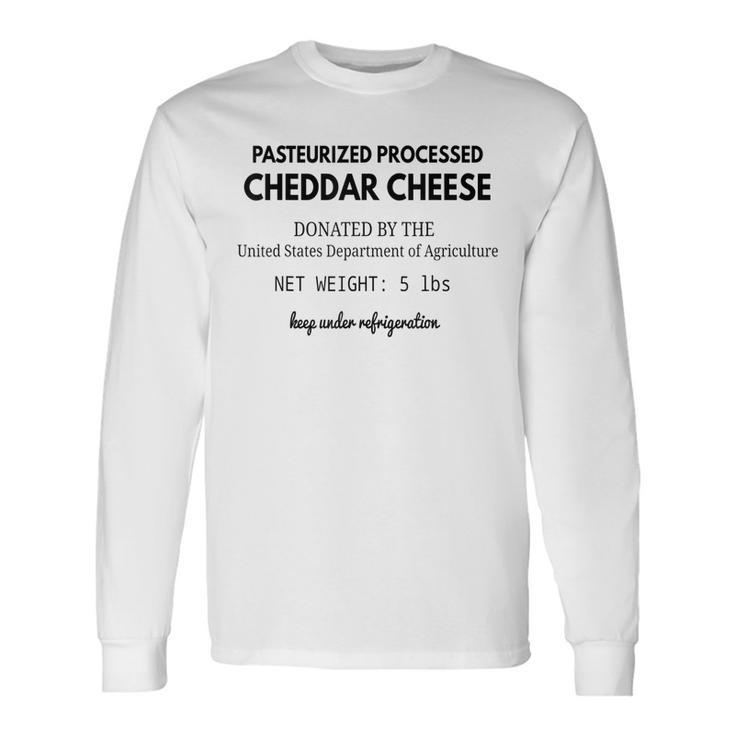 Halloween Costume Government Cheese Long Sleeve T-Shirt