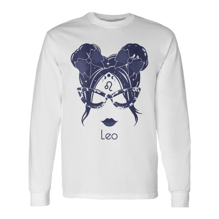 Leo Girl Zodiac Birthday Long Sleeve T-Shirt