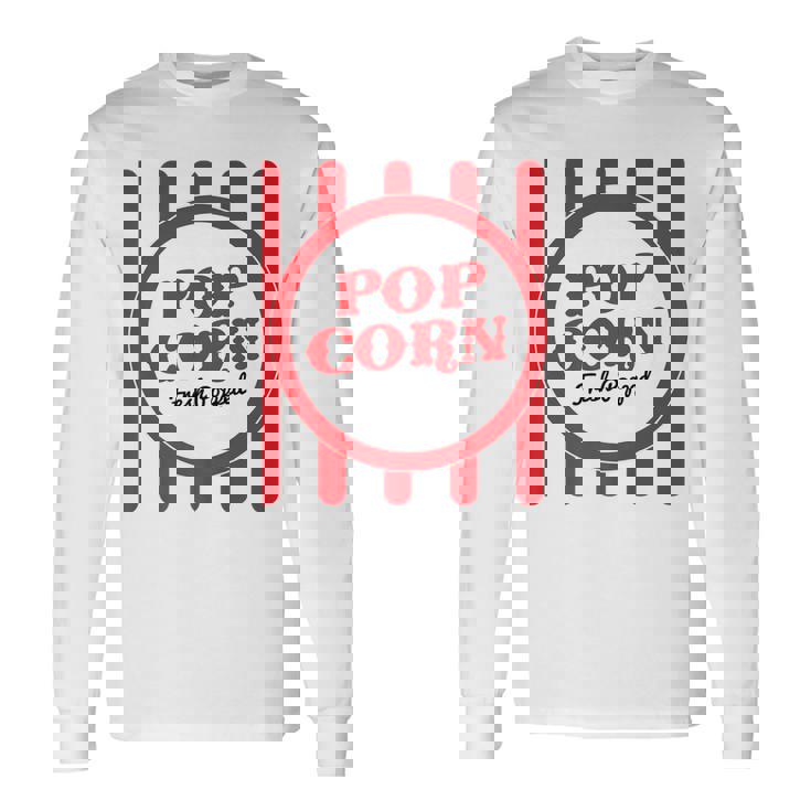 Old Fashion Popcorn Costume Halloween Trick Or Treat Long Sleeve T-Shirt