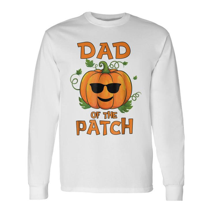 Pumpkin Dad Of The Patch Halloween Tee Men Women Long Sleeve T-Shirt T-shirt Graphic Print