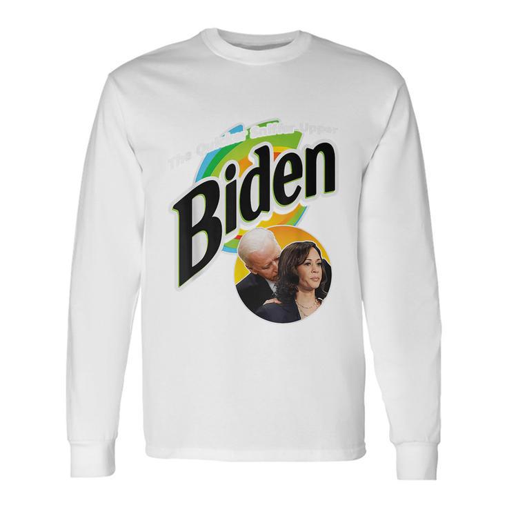 The Quicker Sniffer Upper Anti Biden Pro Trump 21 Tshirt Long Sleeve T-Shirt