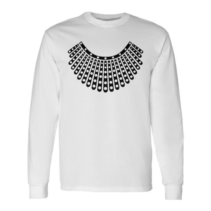 Rbg Collar Shirt Long Sleeve T-Shirt