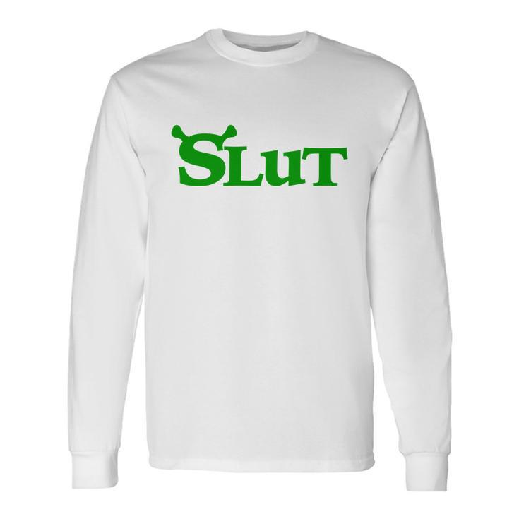 Slut Parody Tshirt Long Sleeve T-Shirt