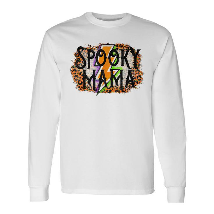 Spooky Mama Halloween Mama Mini Matching Costume Long Sleeve T-Shirt