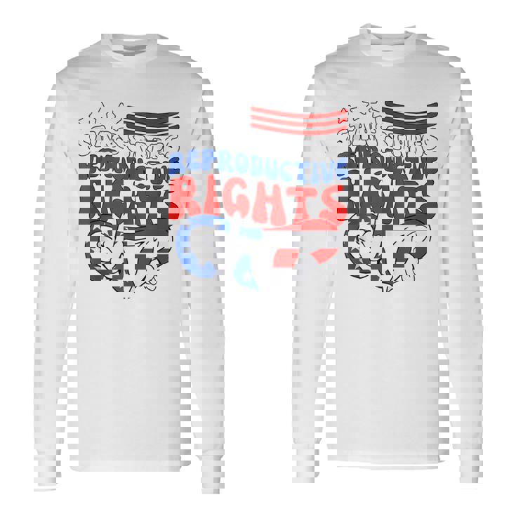 Stars Stripes Reproductive Rights Patriotic 4Th Of July V18 Long Sleeve T-Shirt