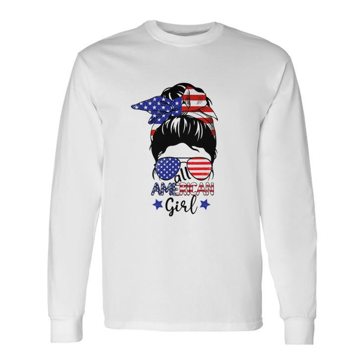 American Girl 4Th Of July V2 Long Sleeve T-Shirt