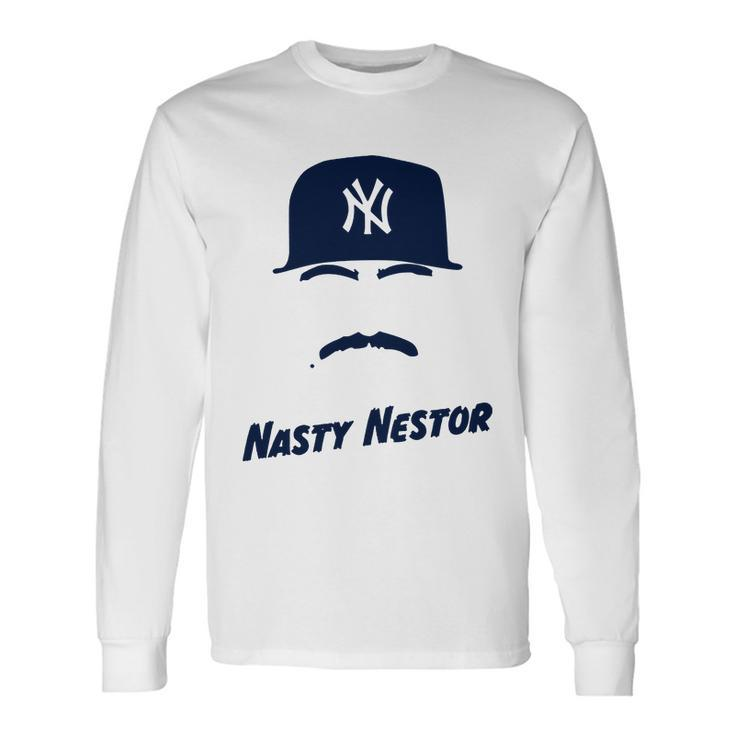 Nasty Nestor Cortes Jr Baseball Legend Long Sleeve T-Shirt