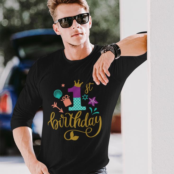 1St Birthday Cute Long Sleeve T-Shirt Gifts for Him