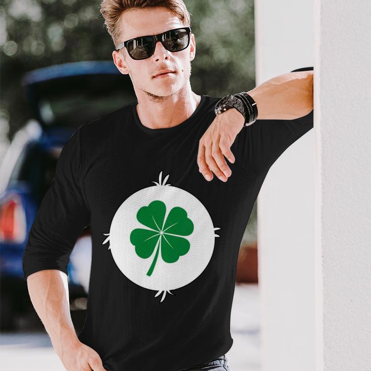 4 Leaf Clover Bear Halloween Costume Long Sleeve T-Shirt Gifts for Him