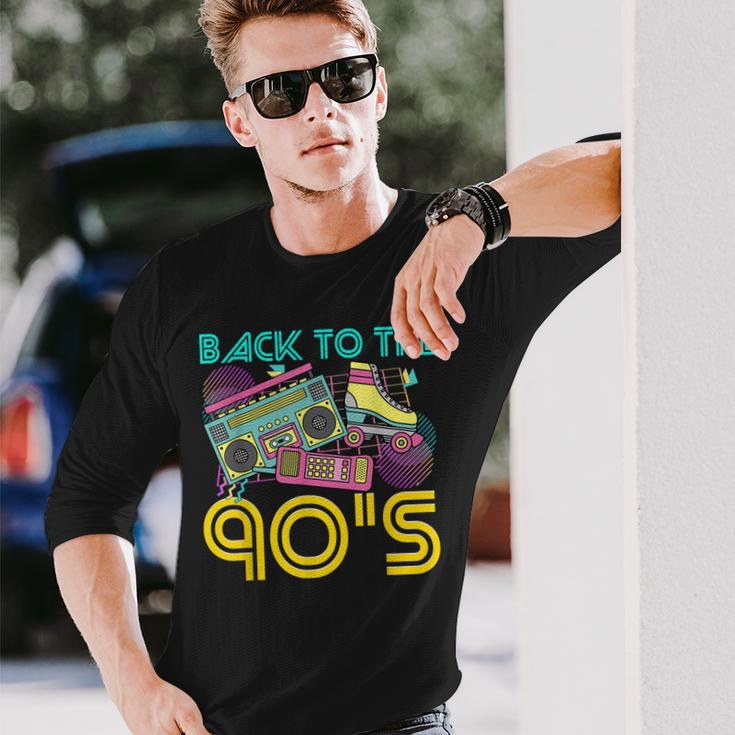 Back To The 90S Outfits For Women Retro Costume Party Men Women Long Sleeve T-Shirt T-shirt Graphic Print Gifts for Him