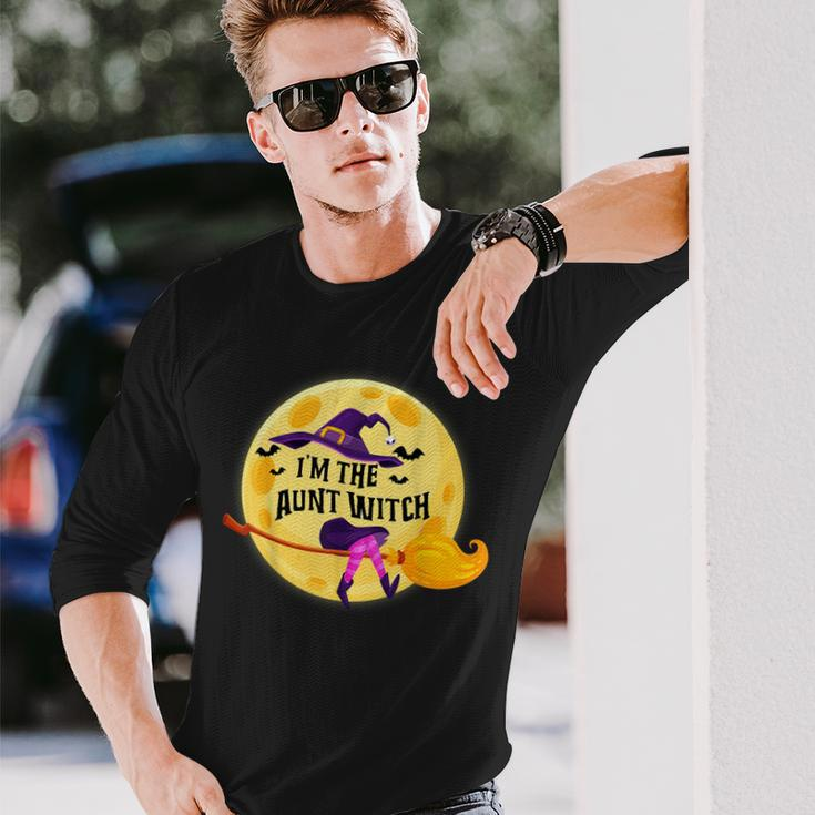 Im The Aunt Witch Halloween Matching Group Costume Long Sleeve T-Shirt Gifts for Him