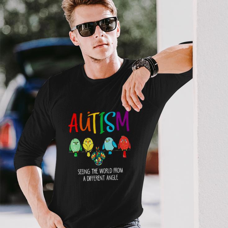 Autism Awareness Autism Support Men V2 Long Sleeve T-Shirt Gifts for Him