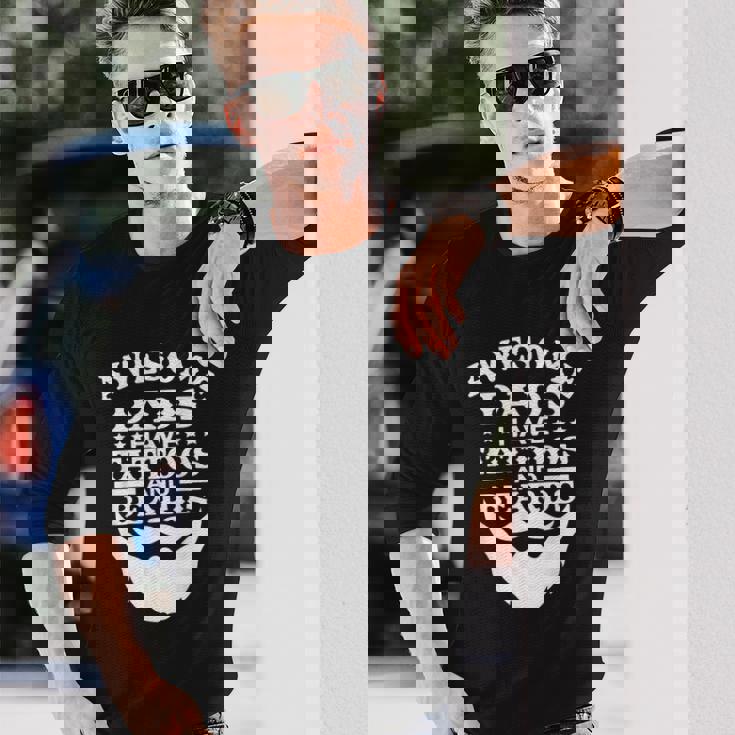 Awesome Dads Have Tattoos And Beards Shirt Fathers Day Tattoo Beard Long Sleeve T-Shirt Gifts for Him Awesome Dads Have Tattoos And Beards Shirt Fathers Day Tattoo Beard Long Sleeve T-Shirt Gifts for Him