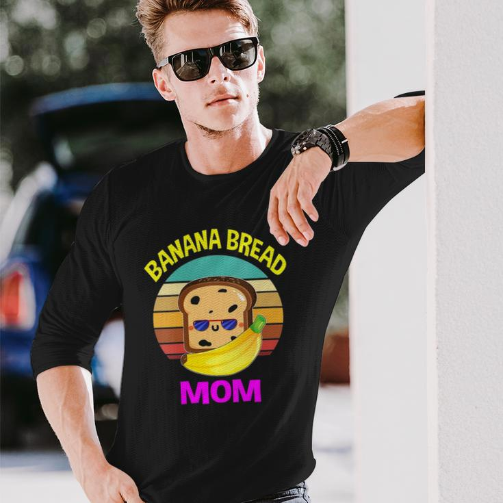 Banana Bread Mom Lovers Food Vegan Mama Mothers Long Sleeve T-Shirt T-Shirt Gifts for Him
