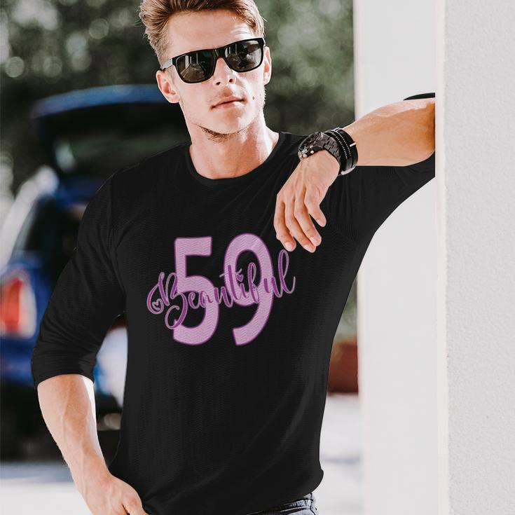 Beautiful 59Th Birthday Apparel For Woman 59 Years Old Long Sleeve T-Shirt T-Shirt Gifts for Him