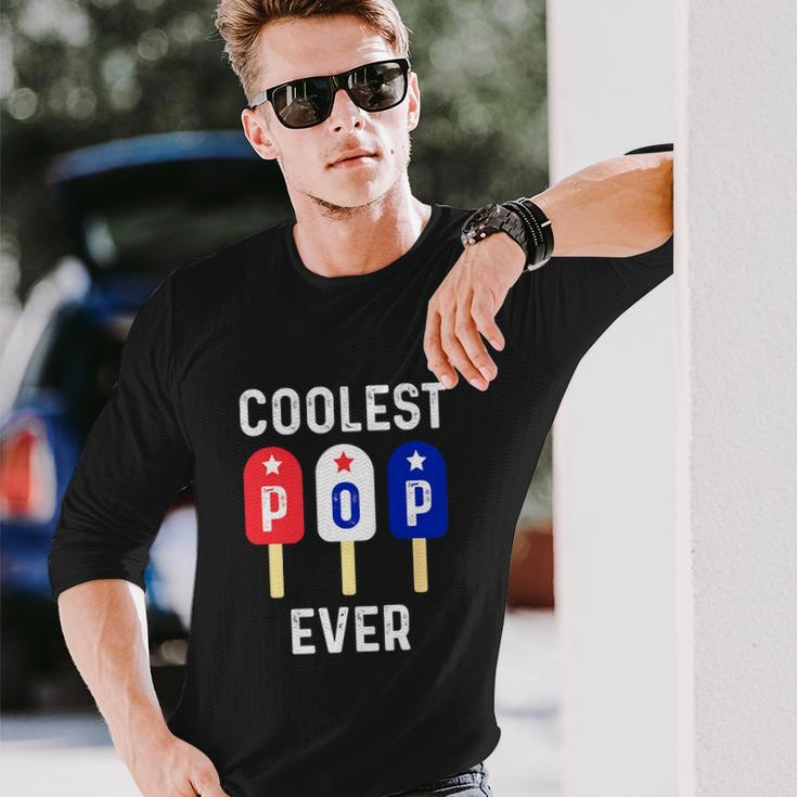 Best Dad Ever Cool For 4Th Of July Long Sleeve T-Shirt Gifts for Him