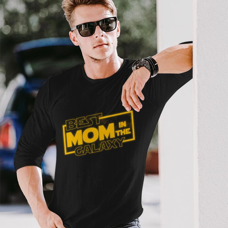 Best Mom In The Galaxy Parody Movie Logo Long Sleeve T-Shirt Gifts for Him