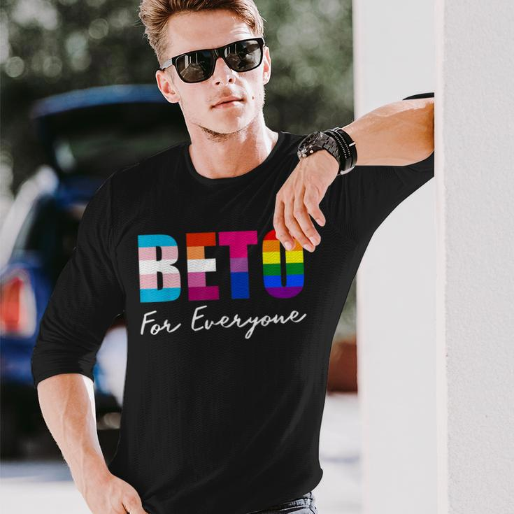 Beto For Everyone Gay Pride Men Women Long Sleeve T-Shirt T-shirt Graphic Print Gifts for Him