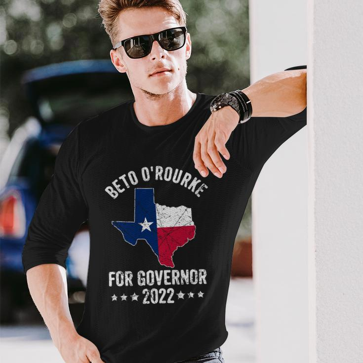 Beto Orourke Texas Governor Elections 2022 Beto For Texas Tshirt Long Sleeve T-Shirt Gifts for Him