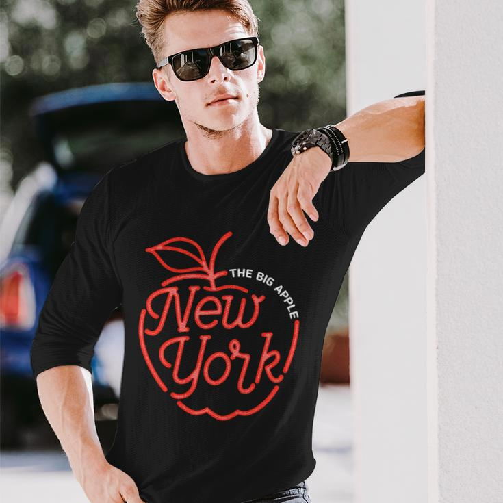 The Big Apple New York Long Sleeve T-Shirt Gifts for Him