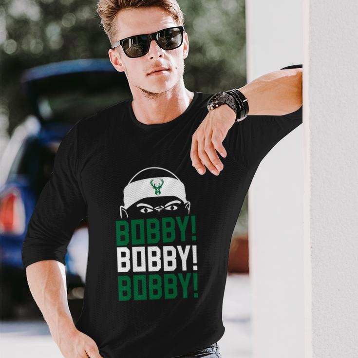 Bobby Bobby Bobby Milwaukee Basketball Tshirt Long Sleeve T-Shirt Gifts for Him
