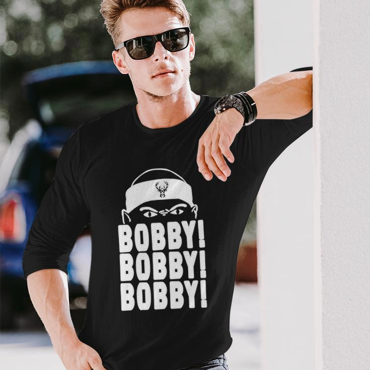 Bobby Bobby Bobby Milwaukee Basketball Tshirt V2 Long Sleeve T-Shirt Gifts for Him