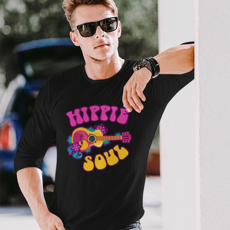 Costume Hippie Soul Halloween Retro Party Long Sleeve T-Shirt T-Shirt Gifts for Him