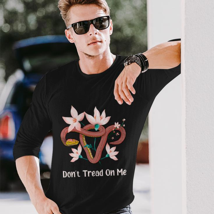 Don’T Tread On Me Uterus V5 Long Sleeve T-Shirt Gifts for Him
