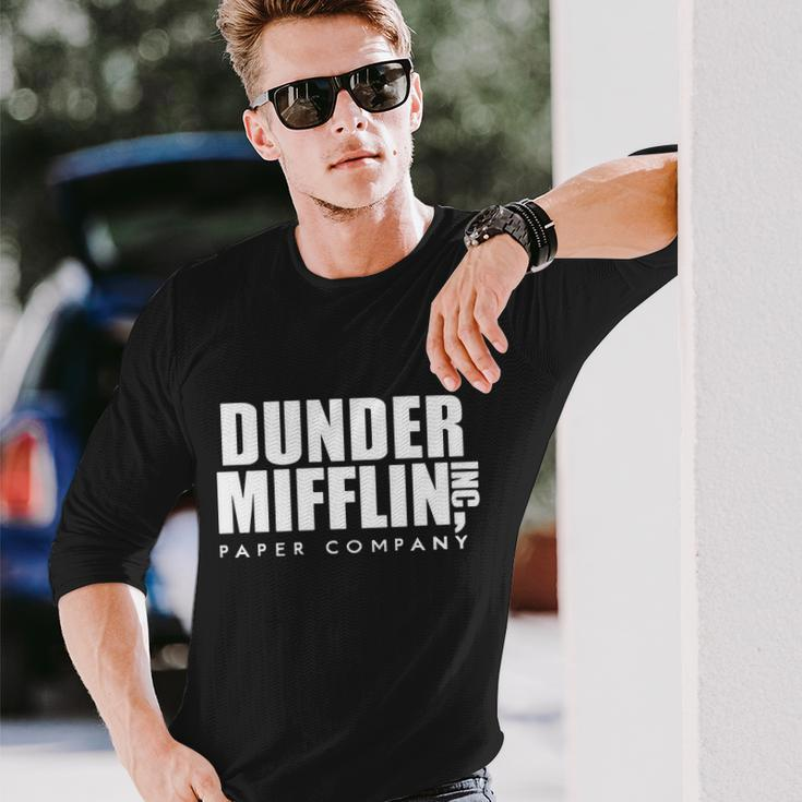 Dunder Mifflin Inc Paper Company Tshirt Long Sleeve T-Shirt Gifts for Him