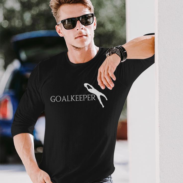 For Goalkeeper Soccer Long Sleeve T-Shirt Gifts for Him