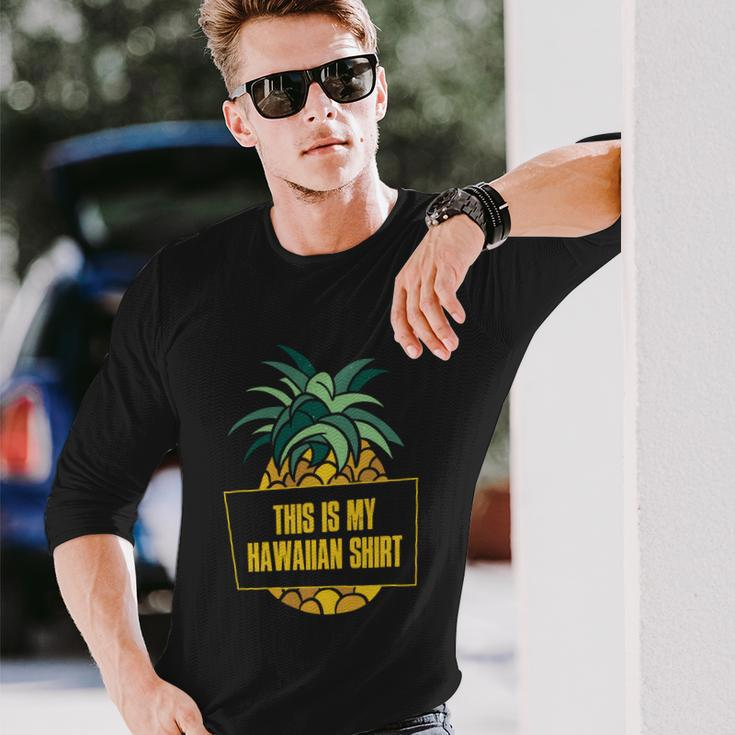 This Is My Hawaiian Long Sleeve T-Shirt Gifts for Him