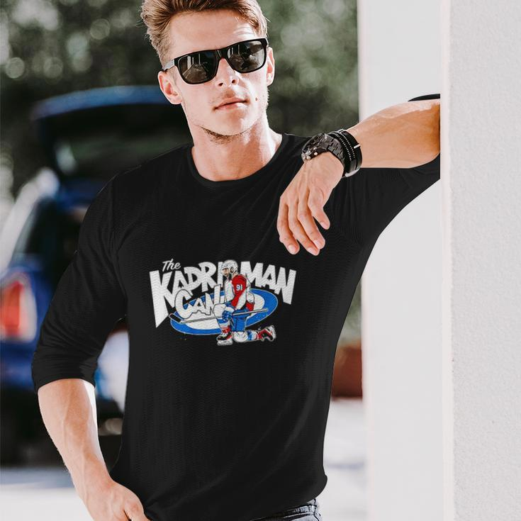 The Kadri Man Can Hockey Player Long Sleeve T-Shirt T-Shirt Gifts for Him