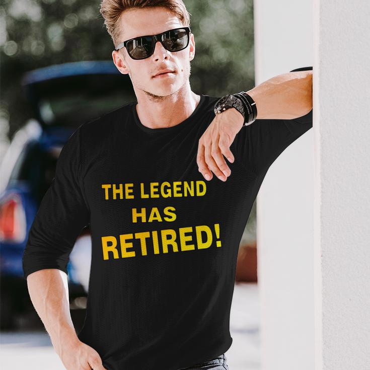 The Legend Has Retired Tshirt Long Sleeve T-Shirt Gifts for Him